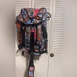 ATHALON Graffiti Backpack Luggage – Bold Travel Duffel / Backpack Hybrid